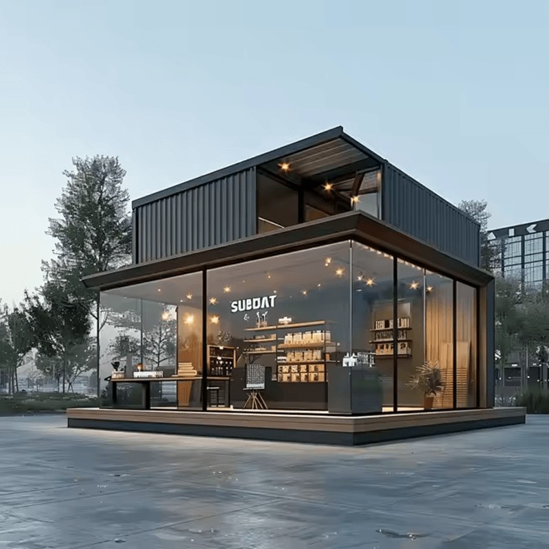 Prefabricated continens Domus pro officinae