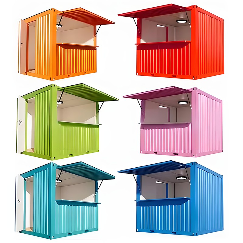 Continens Small Shop (Corrugated Wall Panel)